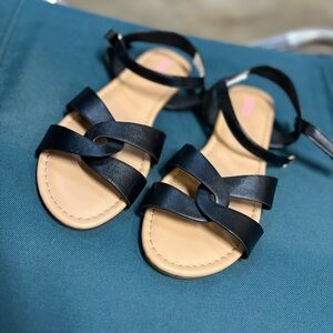 FabKids Black Sandals